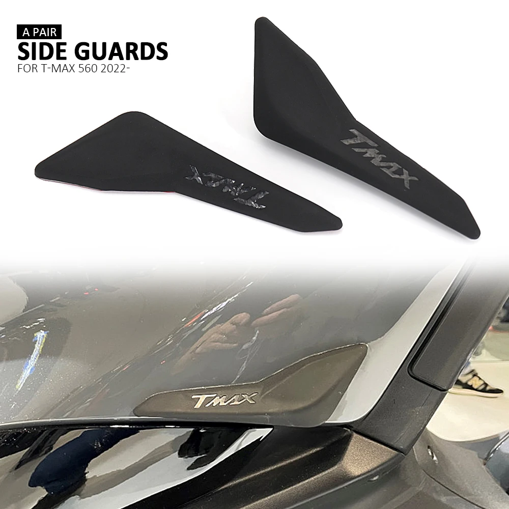 

2023 2022 Black Anti-collision Protector Stickers Side Edge Protection Guards Strip For Yamaha TMAX T-MAX 560 T-MAX560 TMAX560