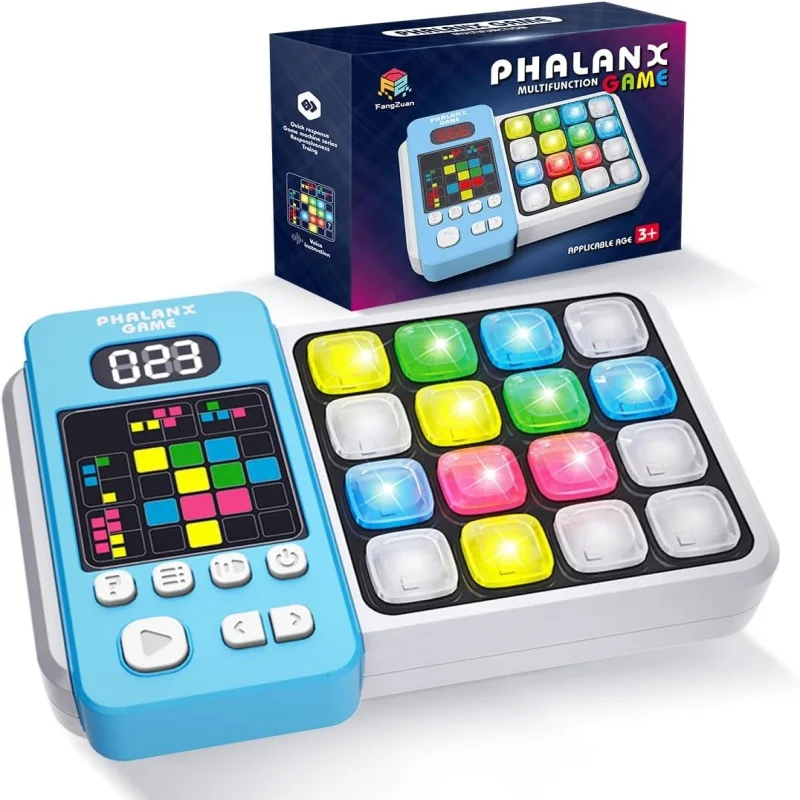 

Logical Thinking Puzzle Memory Game For Kids Tutorial Mode LED Display Interactive Brain Development For Family Fun Sensory Gift