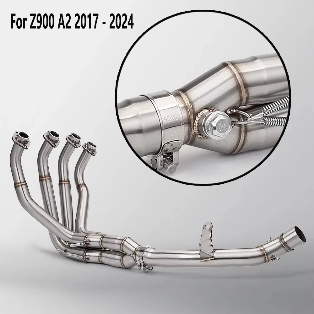 

Полная выхлопная система мотоцикла, соединительная труба передней головки 51 мм для Z900 A2 2017-2024,