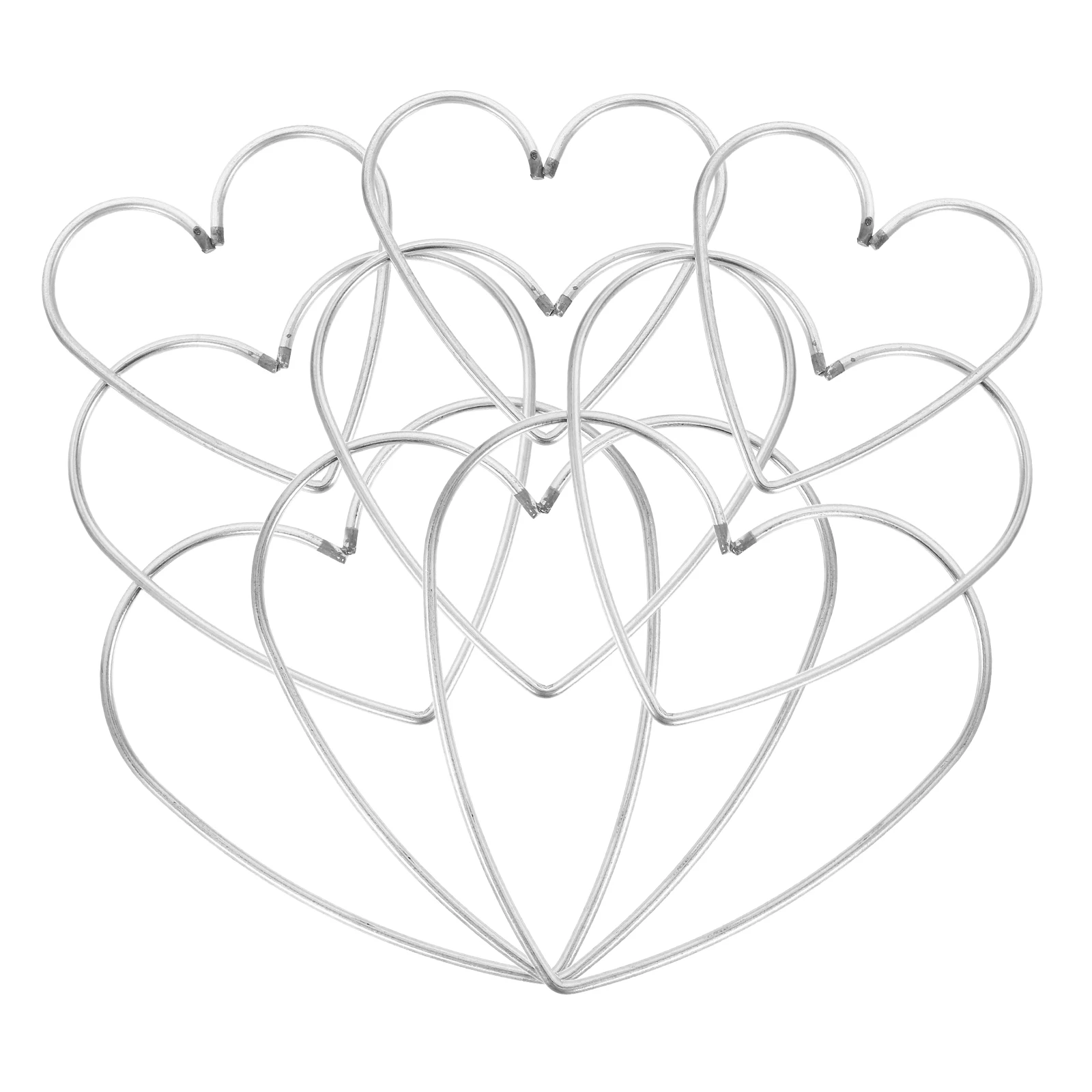 

9Pcs Dreamcatcher Metal Rings Heart Design Smooth Surface DIY Handmade Dreamcatchers Curtains Art Dreamcatcher Ring