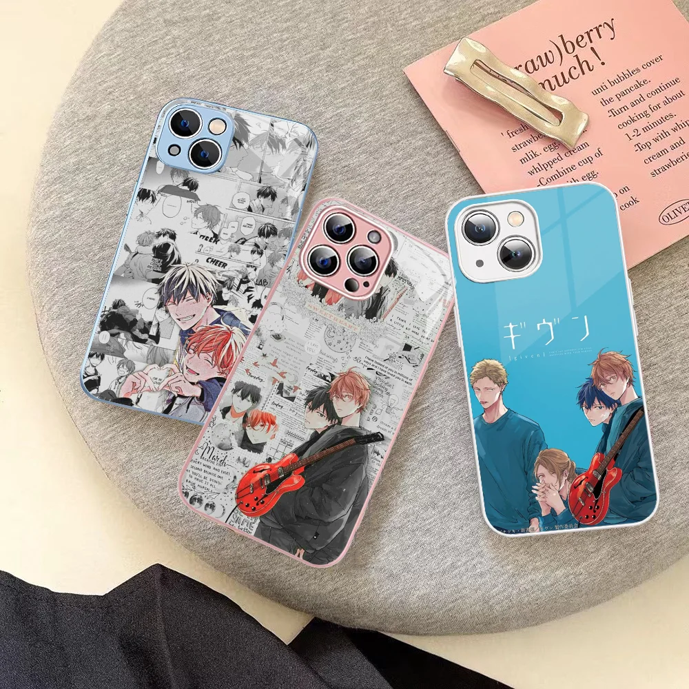 

Given Yaoi Anime Phone Case Tempered Glass For iphone 14 13 12 11 Pro Mini XS MAX 14Plus X XS XR Fundas