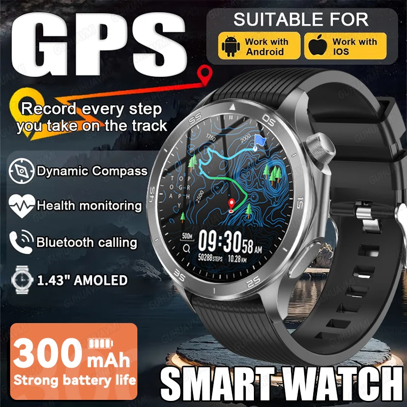 

2025Новинка для Xiaomi Watch X2, GPS Track, умные часы, мужские компасы, AMOLED-экран, пульсометр, Bluetooth-вызов, IP68, водонепроницаемые умные часы