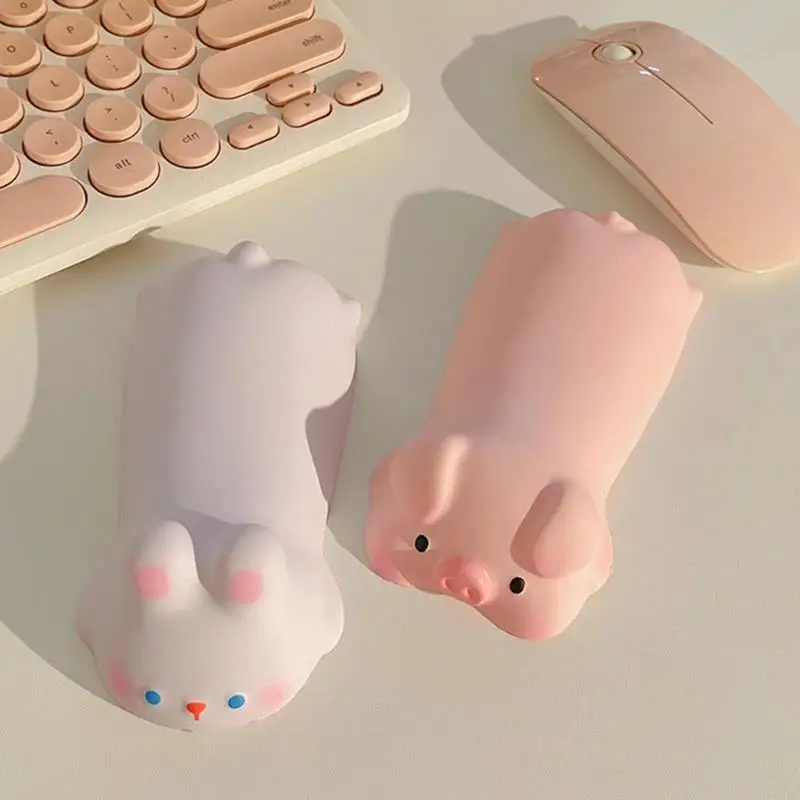 Simpatico animale da polso mouse pad supporto per le mani cuscino bracciolo ergonomia memory foam per computer desktop PC portatile cane gatto orso giocattoli
