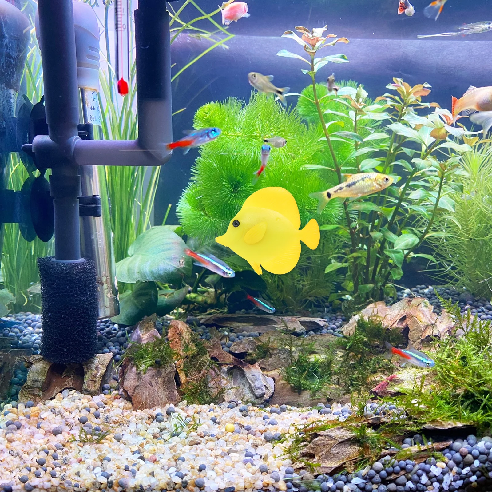 

1Pcs Night Light Simulation Fish High Degree Simulation Lifelike Appearance Absorb Day Night Effect Perfect Gift