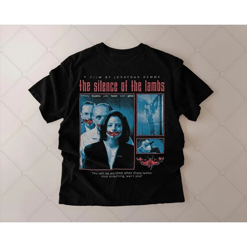 Silent Lamb T-shirt Retro Women's T-shirt Summer Unisex Casual Fashion T-shirt