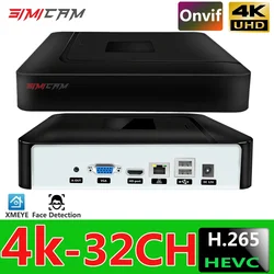 4K H.265 Network Video Recorder NVR System 8/9/16/32 Channels For 1080P 3MP 4MP 5MP 6MP 8MP 4K IP Cameras ONVIF Motion Detection