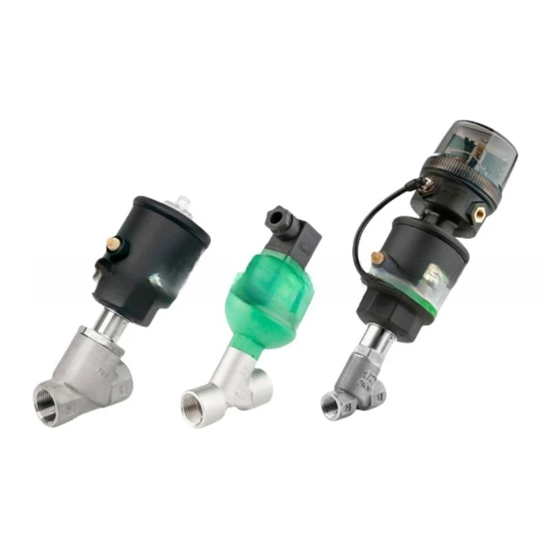 

Pilot Operated 8290A063 Angle Seat Valve Brass Stainless Steel Corrosion for Corrosive Liquid Waterproofing