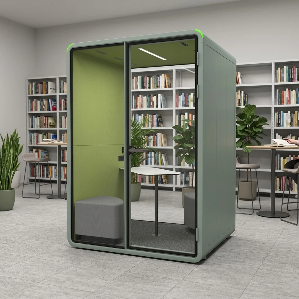 Silent Call Pod Soundproof Acoustic Booth Sound Cabin For Shopping Mall School Library Office Public Booth