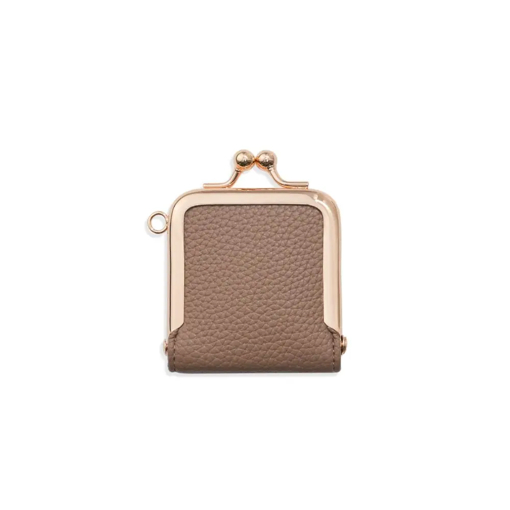 Multicolored Kiss Lock Coin Purse Mini PU Leather Leather Jewelry Bag Solid Color Multifunctional Small Item Bag Jewelry Storage