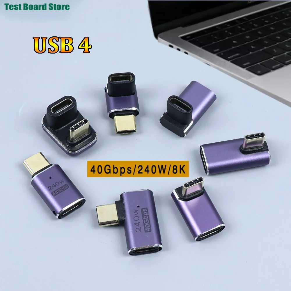USB C To USB C Thunderbolt 3/4 USB4 PD240W 40Gbps OTG Extension Cable Adapter Type C Male To Female Converter For Laptop