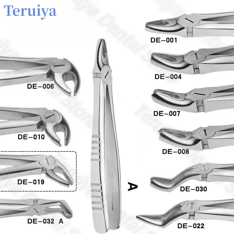Premium English-Style Dental Extraction Forceps Set | Multi-Use for Wisdom Tooth & Anterior/Posterior Tooth Removal