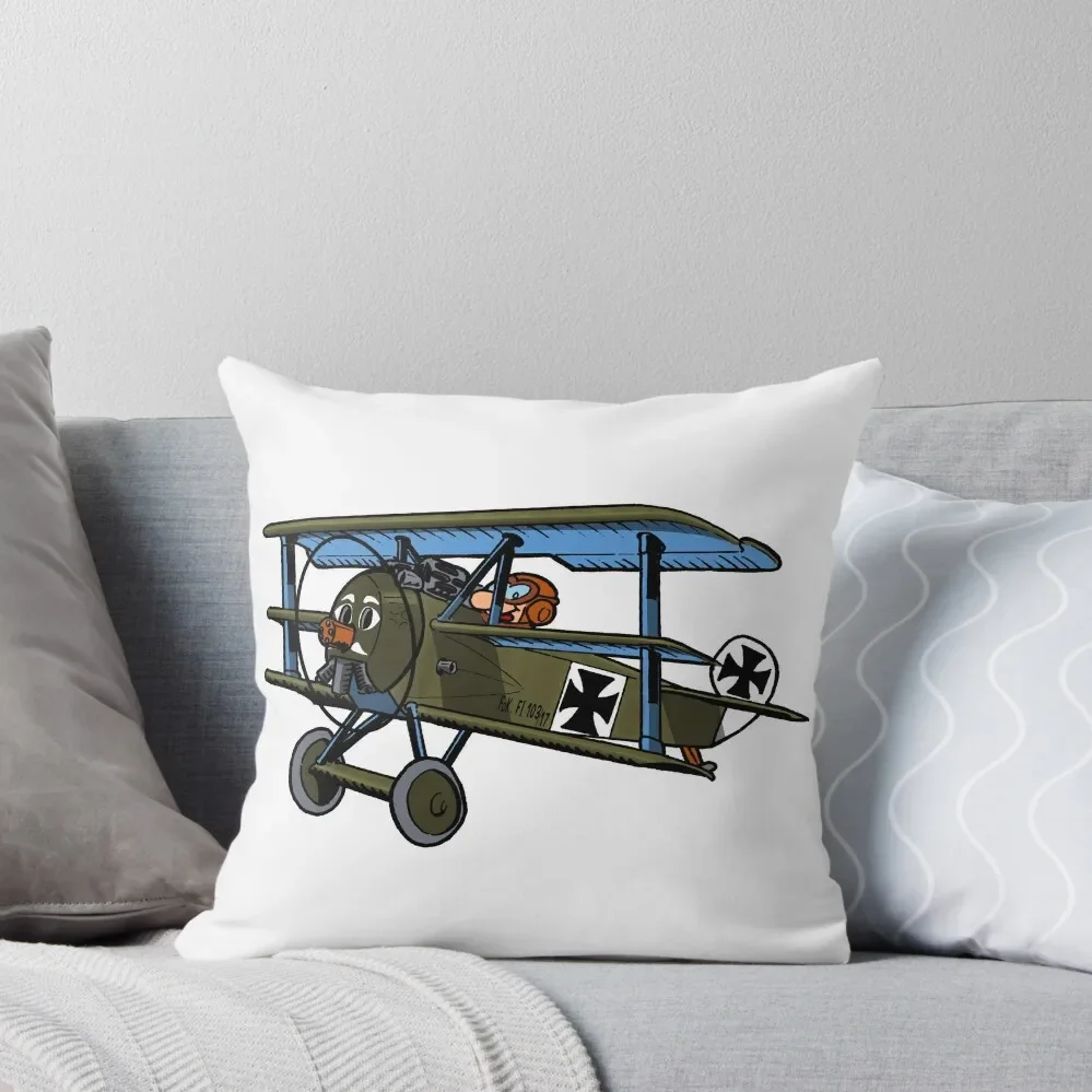 

Fokker Dr.I Throw Pillow Cusions Cover Sitting Cushion pillow