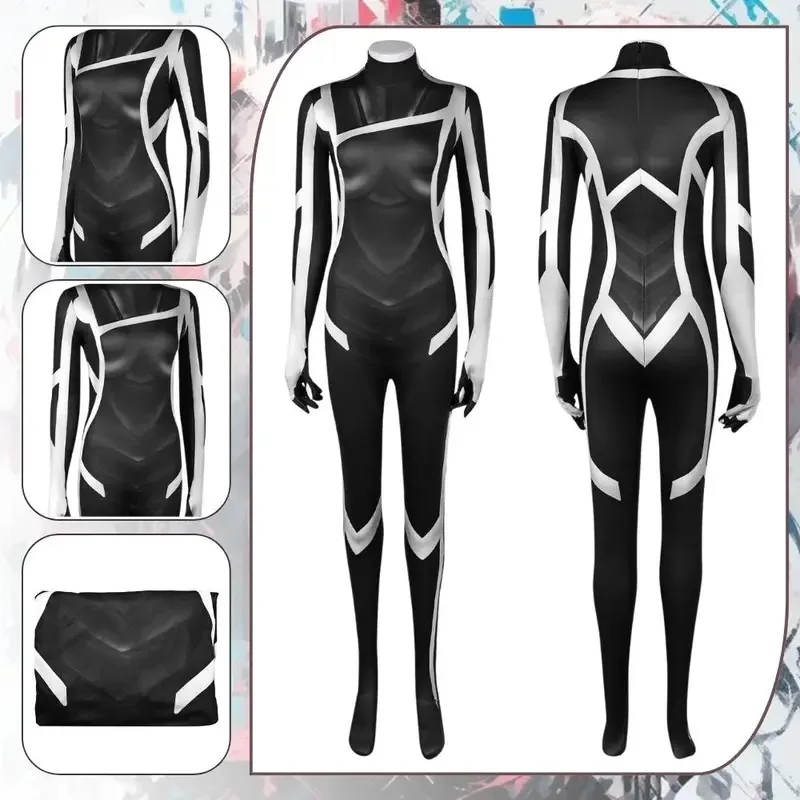 ชุดจั๊มสูทคอสเพลย์ซูเปอร์ฮีโร่แมวดำ, ชุดสาวแมงมุม, ชุดเซนไท, ชุดคอสเพลย์, ชุดคาร์นิวัลฮาโลวีน