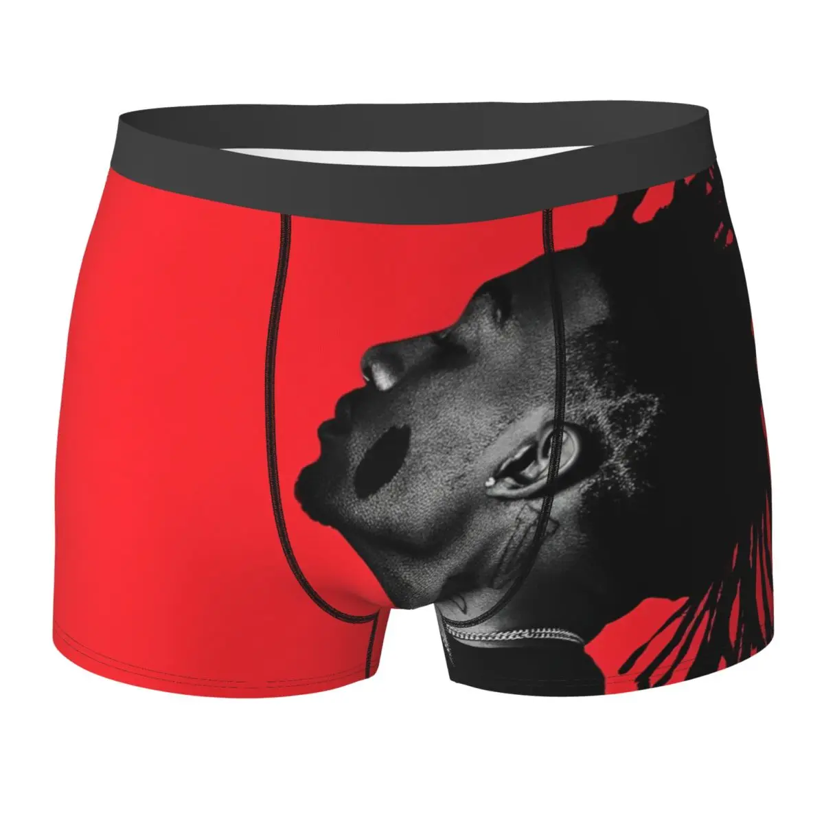 

Rapper Playboi Carti Mugshot Underwear Rap Singer Printing Trunk Hot Male Panties Comfortable Shorts Briefs Gift Idea