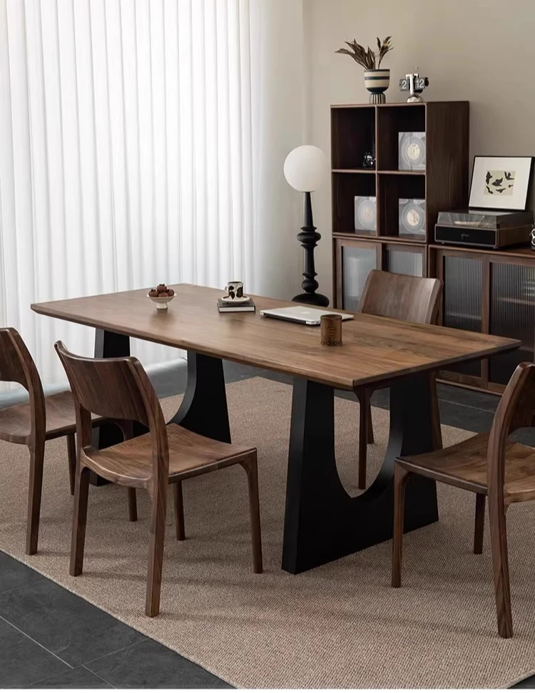 living room large long desk workbench large board meal desk integrated meeting desk