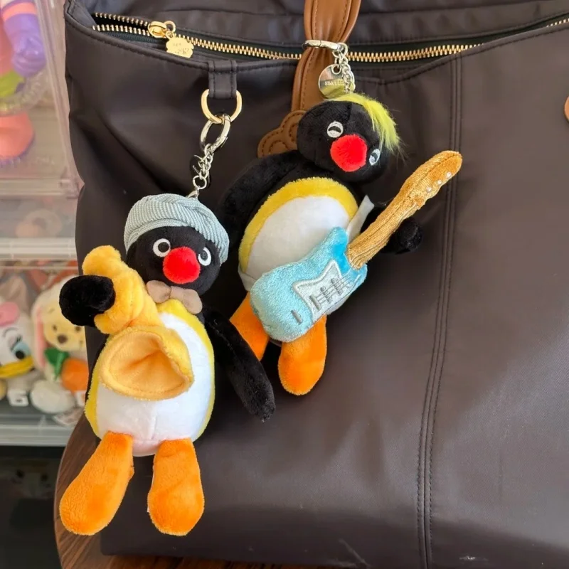 พวงกุญแจตุ๊กตาเพนกวินซีรีส์ดนตรี นิว ออริจินัล พินกู น่ารัก ใช้ตกแต่งกระเป๋าเป้ ของขวัญคริสต์มาสสำหรับเด็กผู้หญิง