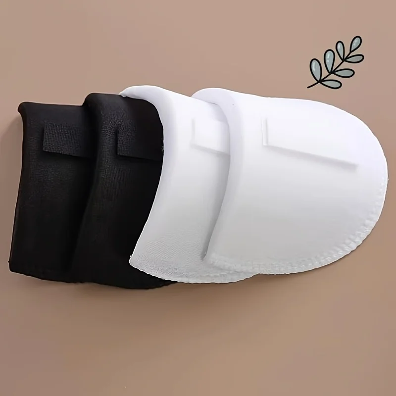 4 Stück Schwamm-Schulterpolster, atmungsaktiver Enhancer, geeignet für Männer und Frauen, geeignet für Anzüge, T-Shirts und Kleider