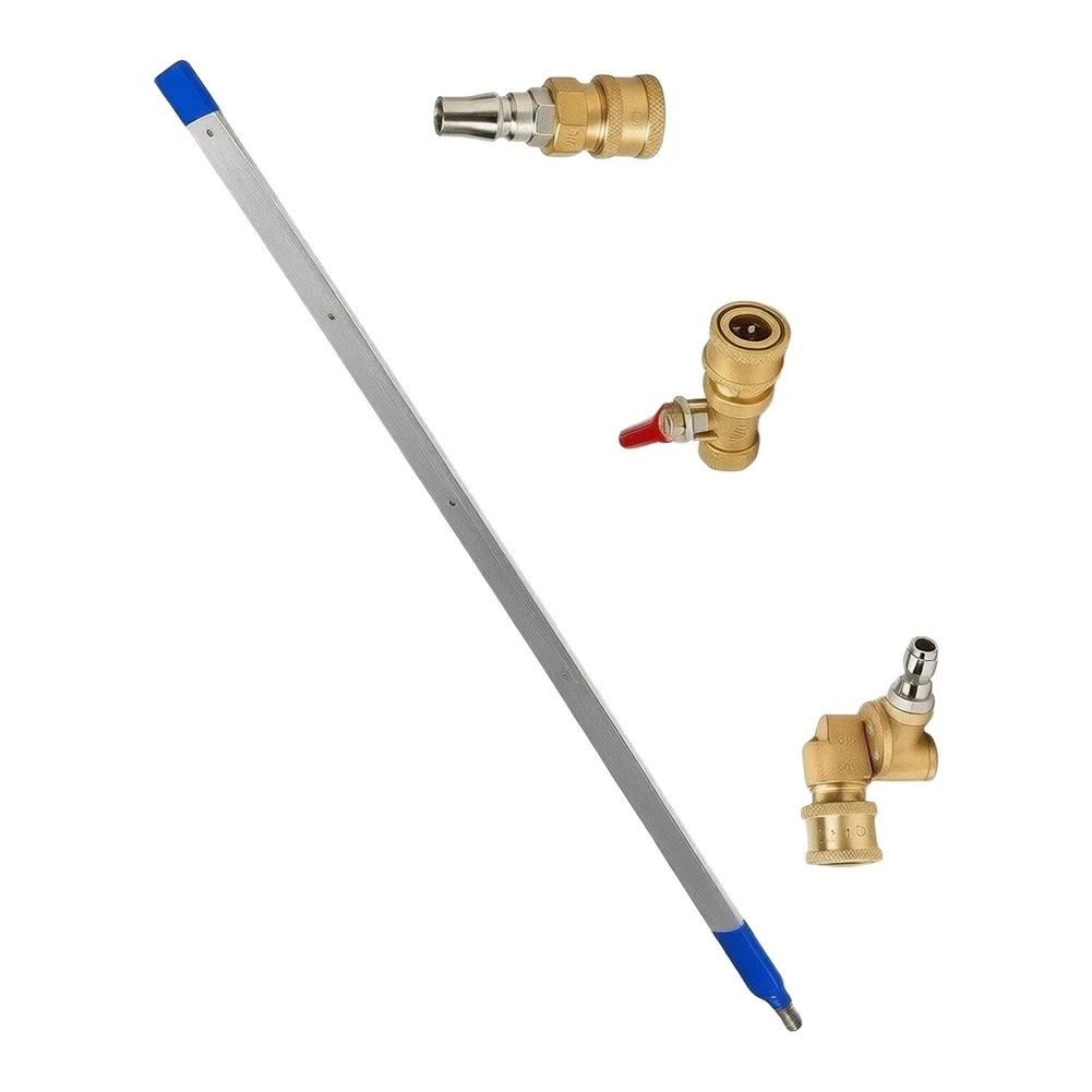 24Inch Radiator Cleaning Wand For Cars,Ultra-Thin 5mm Dual Use Air Water Pressure Washer= Nozzle With 180 Swivel Joint For Truck