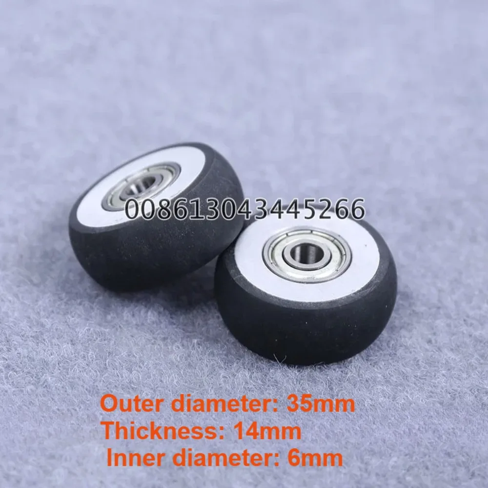 Best Quality Rubber Wheel 35×6×14 mm for Komori Feeder | Paper Pressing Wheel for Komori Offset Printing Machines