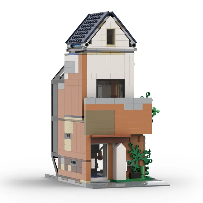 776 قطعة MOC حديقة البيت وحدات نموذج اللبنات البناء هدايا عيد الميلاد تجميع اللعب التعليم الطوب الاطفال عيد ميلاد #3