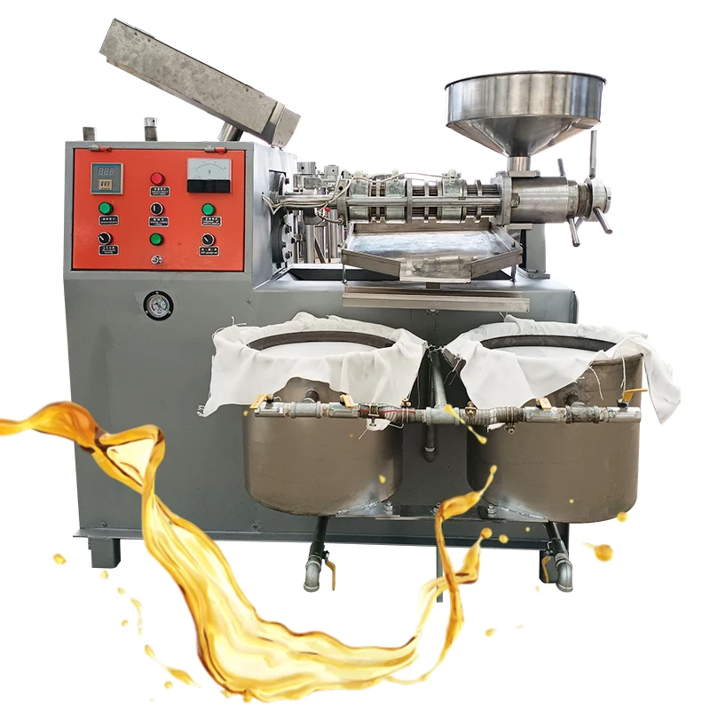 Commercial Oil Press Machine Fully Auto Hot Cold Screw Extractor 820W High Yield Peanut Sesame Olive Sunflower OEM Customized
