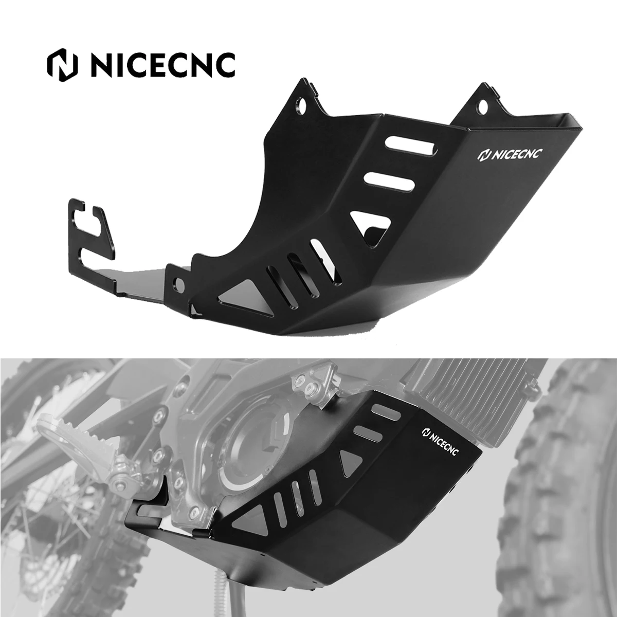 

NiceCNC For Sur-Ron Surron Light Bee X S L1E Segway X160 X260 Motocross Engine Bottom Chassis Guard Skid Plate Cover Protector