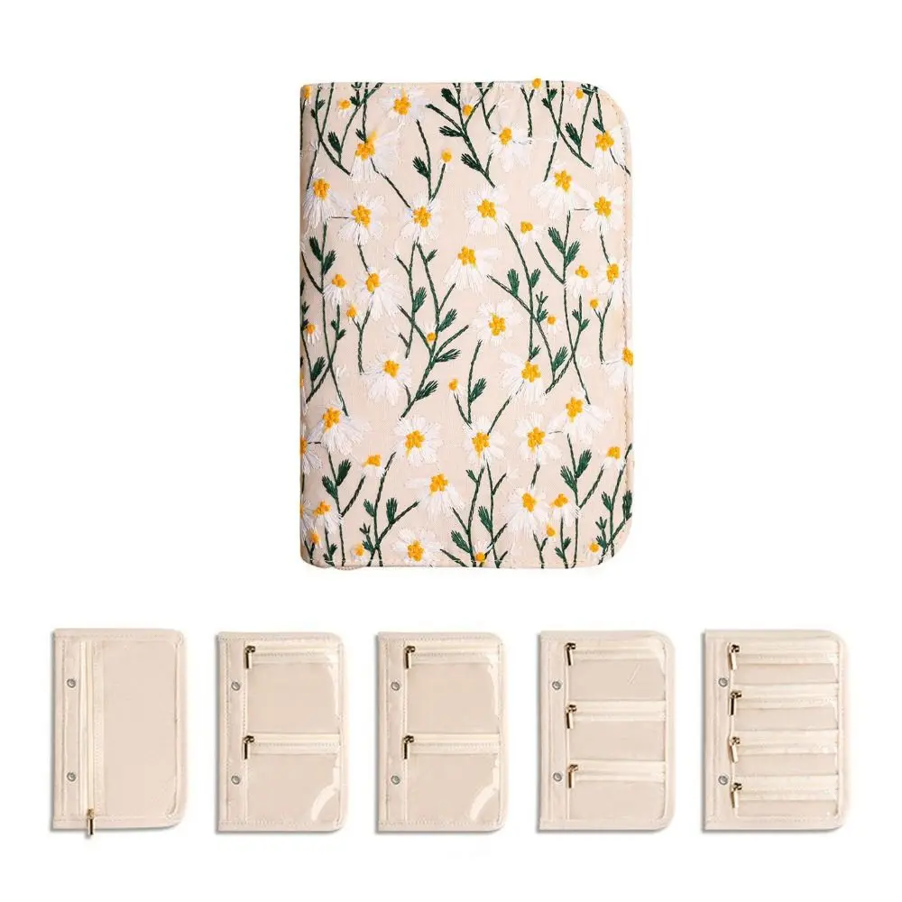 Multi-Functional Portable Jewelry Storage Bag with Zipper Anti-Scratch Jewelry Anti-Oxidation Bag 5pcs Detachable Pouches