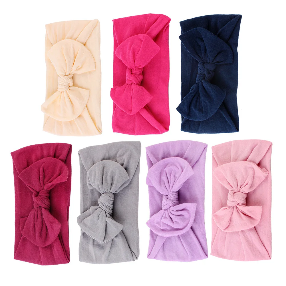 7 pezzi copricapo per bambini fascia elastica con fiocco morbido e confortevole adatto per neonati e ragazze da indossare ogni giorno oggetti di scena per foto di feste