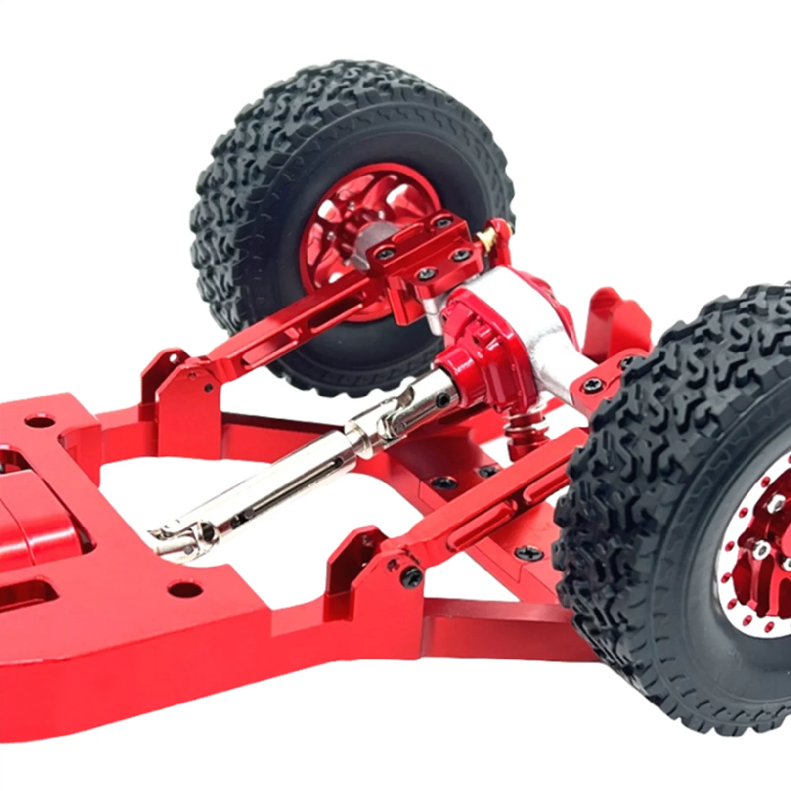 RC Car Metal Axle Replacement Kit High Grip Wheels Assembly Parts for MN82T LC
