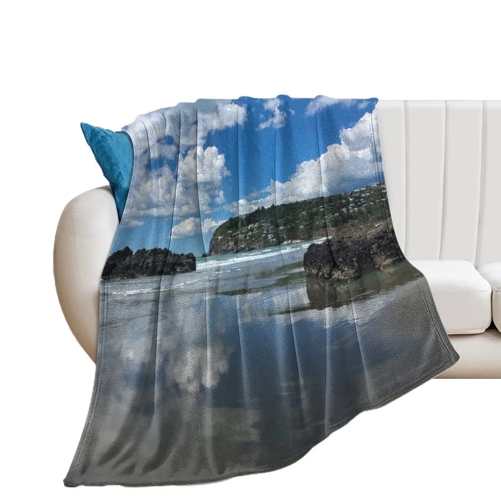 

Sumner Beach Christchurch Throw Blanket Sleeping Bag Blankets Sofas Of Decoration Winter beds Blankets