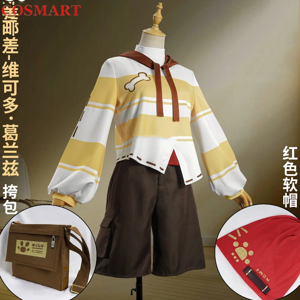 

COSMART Identity V Victor Grantz Postman Fashion Game Suit Handsome Uniform Cosplay Costume Halloween Party Outfit Men S-XXL