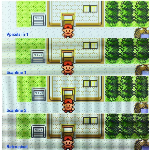 Imagen 2 del producto Drop In GBC 2,45 ""IPS LCD Mod Kits reemplazo fácil instalación pantalla de Control táctil OSD para Game boy Color GBC