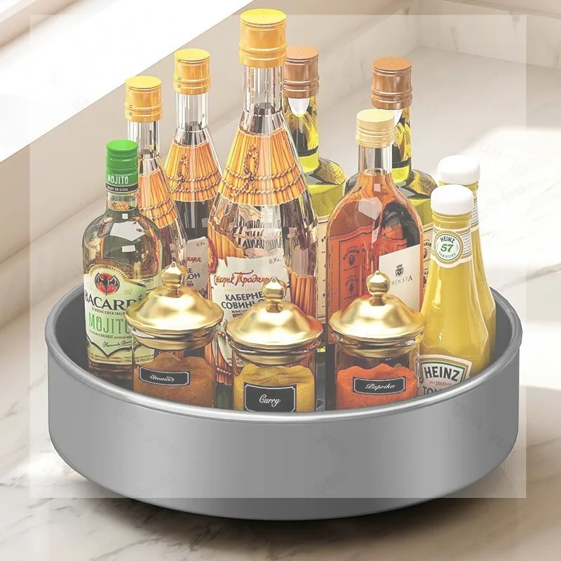 

Rotating seasoning rack Kitchen countertop tray Multifunctional oil, sauce and vinegar seasoning supplies Daquan storage box