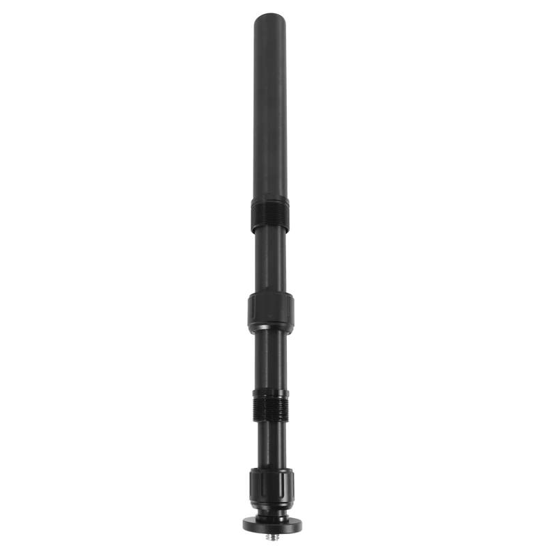 XILETU XM-263A tongkat ekstensi aluminium, profesional, 1/4 inci 3/8 untuk benang Stabilizer batang Monopod Tripod sumbu tengah