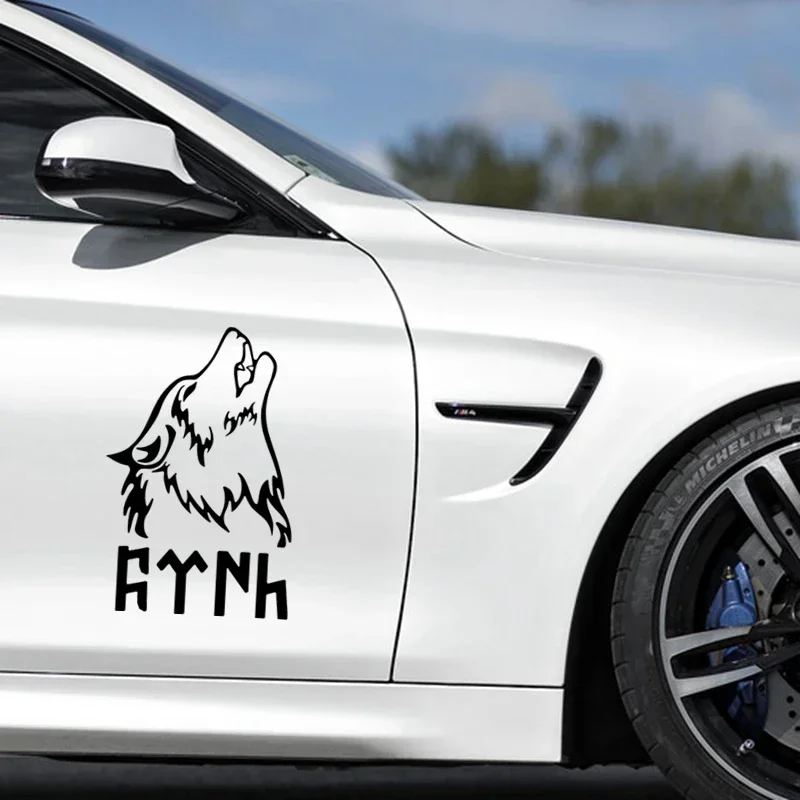 Howling Wolf and Word Great Turkey Türkiye Car Sticker Waterproof Sticker Personalized Car Decoration 20cm * 13.1cm