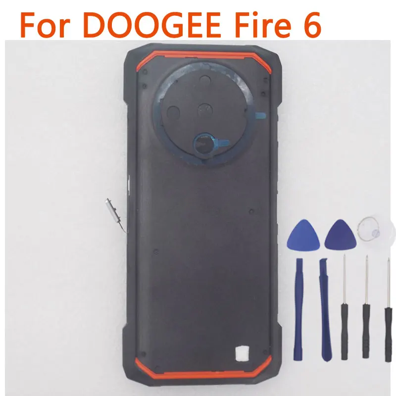 New Original DOOGEE Frie 6 Battery Cover Back Cover Receiver Fingerprint Button Cable flex FPC For DOOGEE Fire 6 Smart Phone