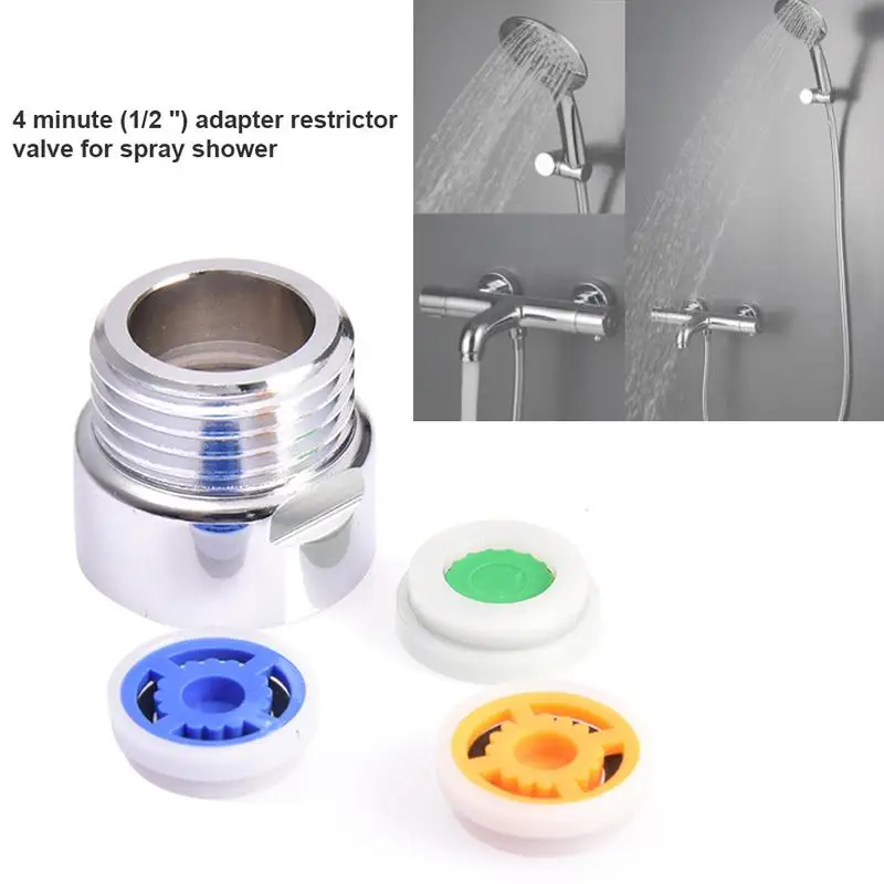 4pcs Shower Head Flow Control Valve Set Water Saver Device Flow Reducer Limiter For HA Spray Shower Up To 70% Water Saving