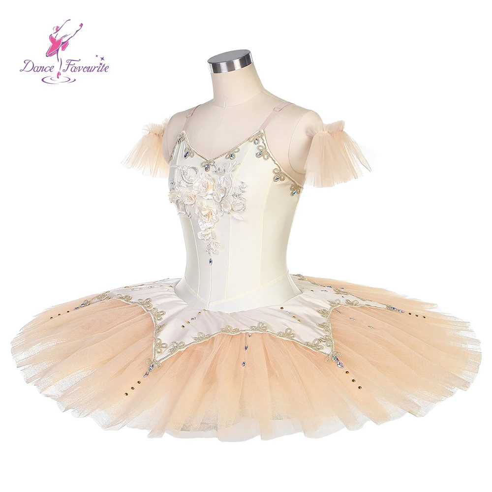 Dance Favourite Ballet Tutus BLL509 Ivory Spandex Bodice Ballet Costume Tutus Pre-professional Ballet Tutu Ballet  Dance Tutu