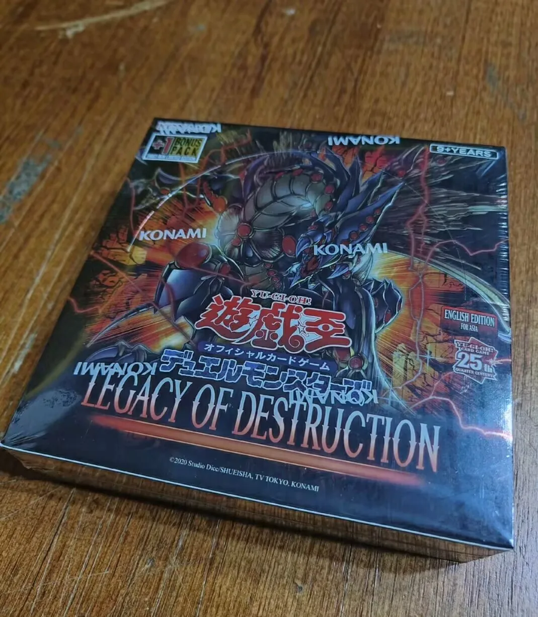 Yugioh KONAMI Duel Monsters Legacy Of Destruction LEDE Asian English Gandora Collection Sealed Booster Box