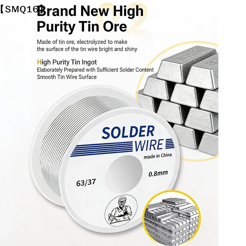 100/20g Solder Wire Tin Roll Clean Rosin Welding Core Soldering Wire Flux Reel Tube Low Temperature Easy Melt Solder Wire【SMQ】