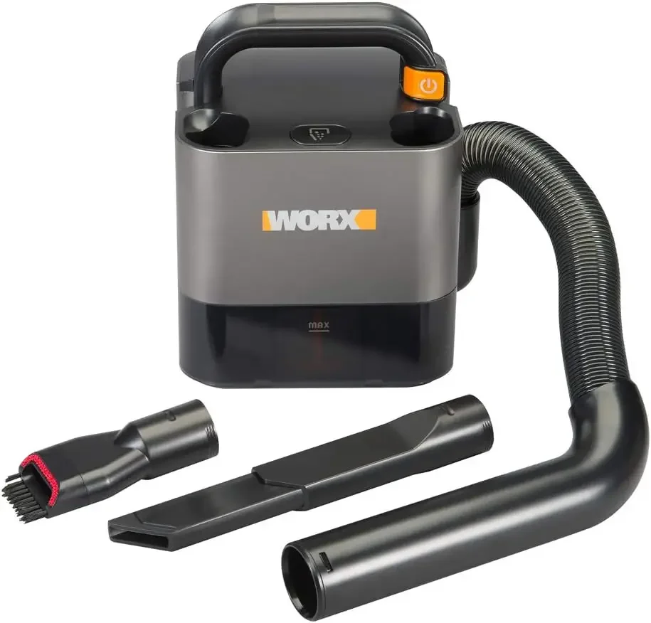 WORX WX030L.9 20V Power Share Cordless Cube Vac Compact Vacuum, Bare Tool Only, Black