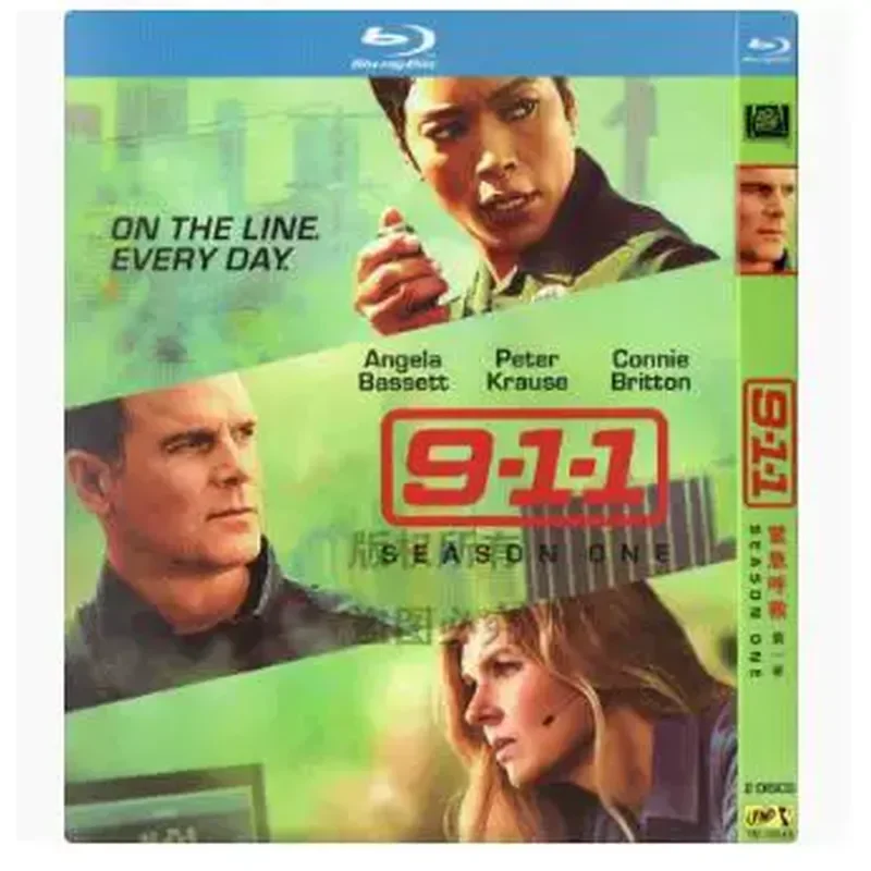 BD Blu-ray American TV Series Action Thriller TV Series Emergency Call for Help Seasons 1-5 14 Discs CD Box