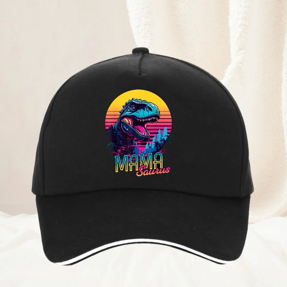 

Funny MamaSaurus T-Rex Dinosaur Mom hat Outdoor Adjustable Casual Hats Sunscreen Hat Men Women Golf Baseball Cap