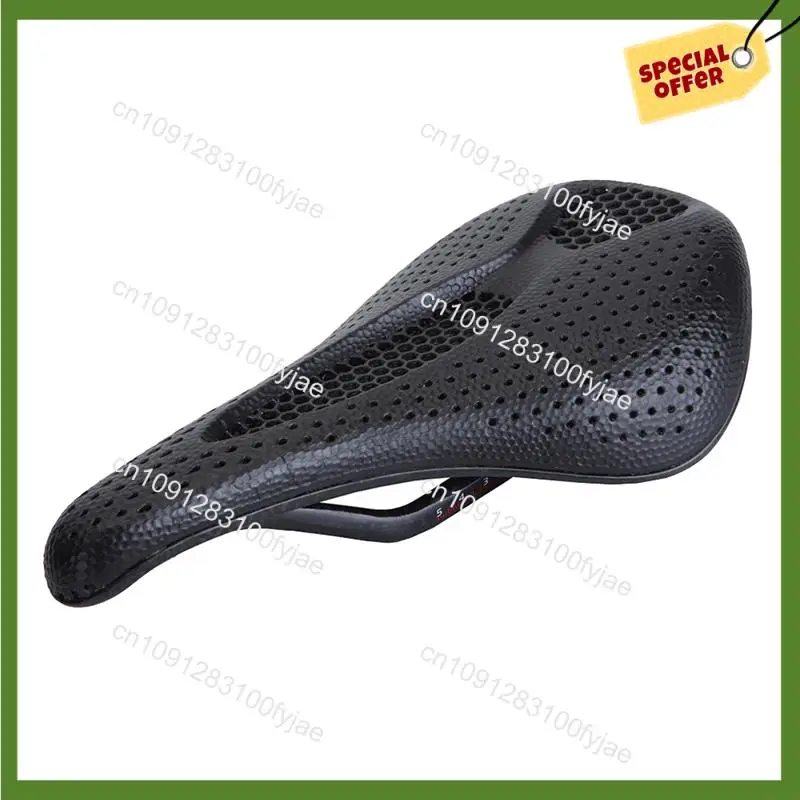 

August Велосипедное седло с 3D принтом Удобная подушка для горного шоссейного велосипеда Уютная сотовая подушка 3D-1