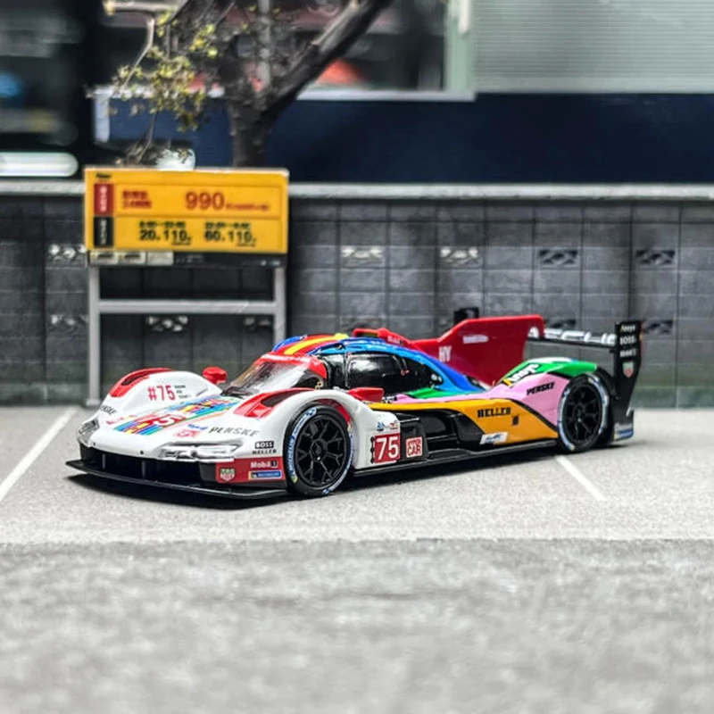 MINIGT 1:64 963 75 Le Mans نموذج سيارة مصنوع من خليط معدني كلاسيكي هدية تذكارية للكبار عرض ثابت #4