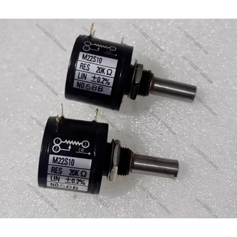 Accessories 1pcs multi-turn electric slotter m22s10-26, 20kω, accuracy ±0.2%