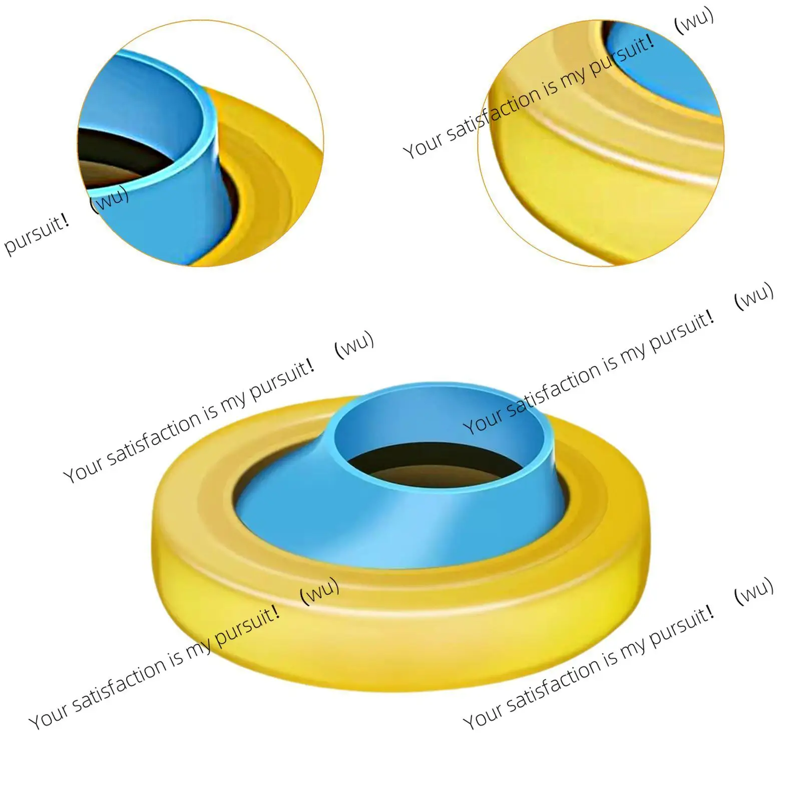 Toilet Flange Ring Leakproof Universal Sealing Ring for Home Bathroom Hotel
