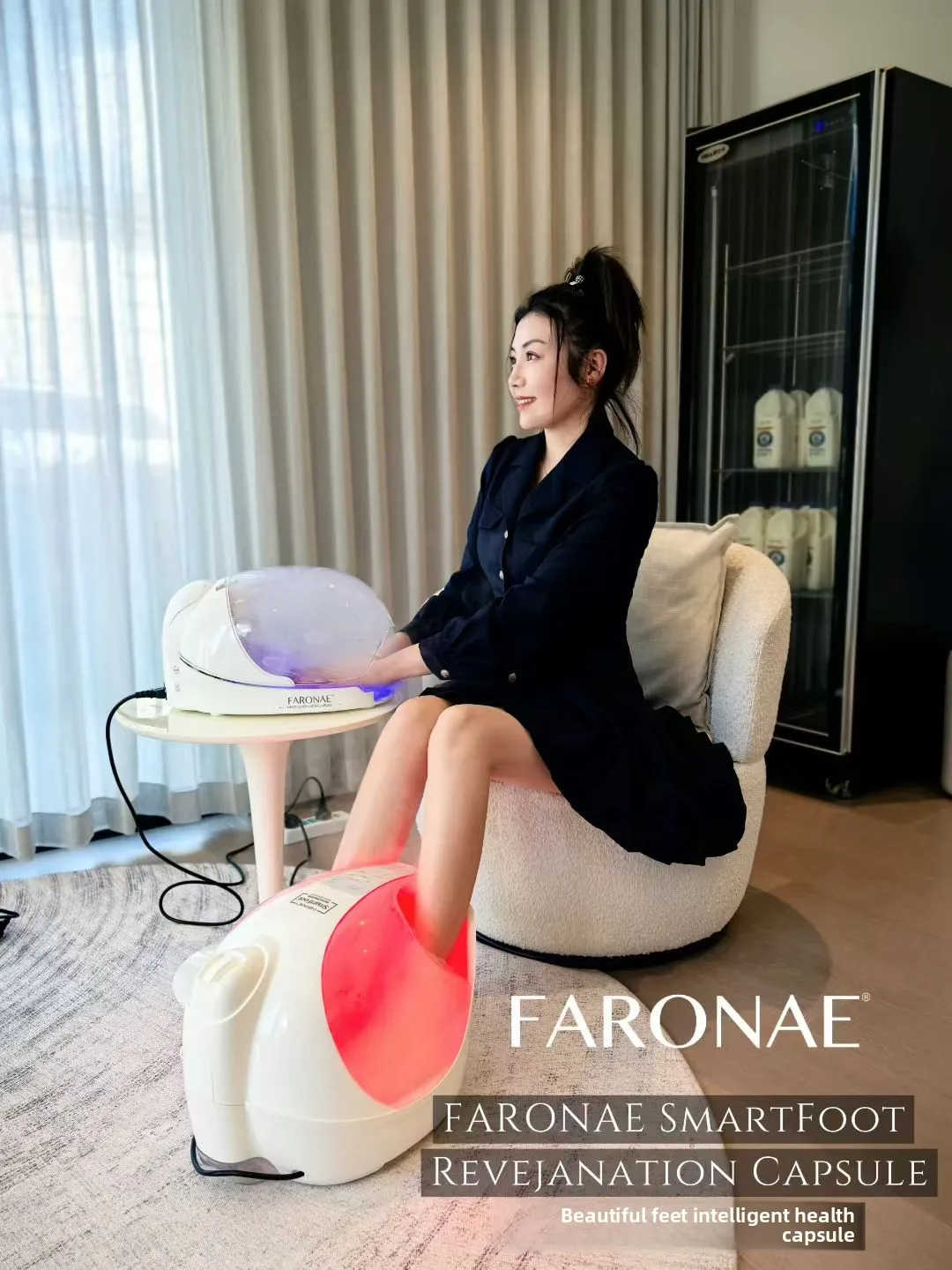 Nail Salon MANI-PEDI Device Hand & Foot Whitening Steam Collagen Regeneration Plastic Detox Cabin Care