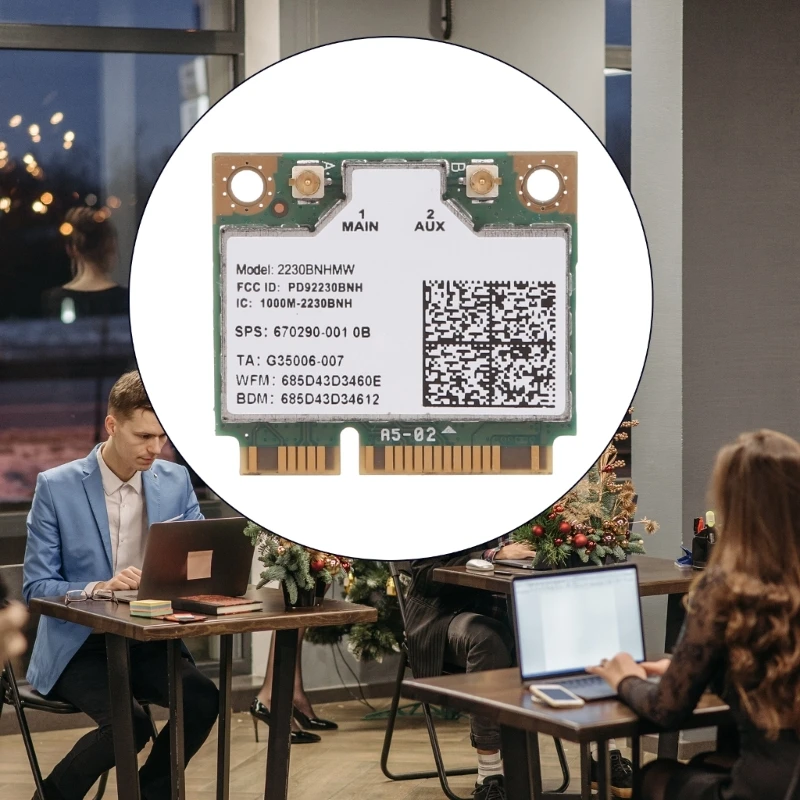 ミニ PCIe ラップトップアダプタ 2230BNHMW インテル 2230BN ワイヤレス Wifi カード BT4.0 670290-001 DV4 DV6 DV7 4 6