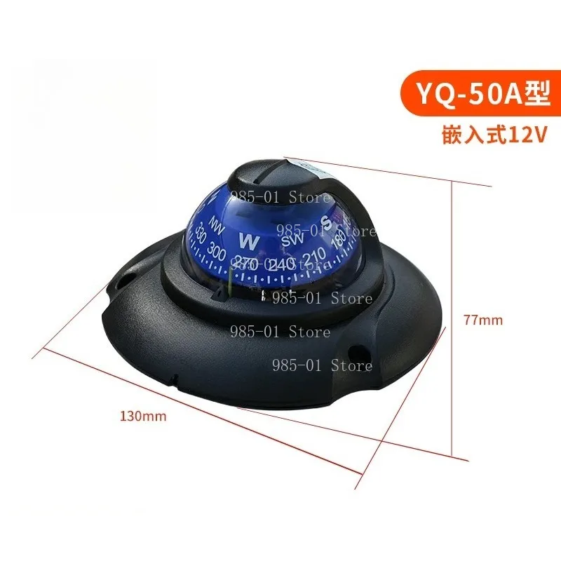 Magnetic Compass Accessories Embedded Type for Boats Yachts Lifeboats
